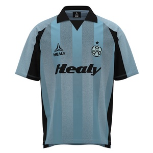 Personalized Pattern Design Digital Print Soccer Jersey Retro Breathable Quick Dry <b>Pullover</b> Polo Neck Football Uniform <b>Men</b> - Product Image 6