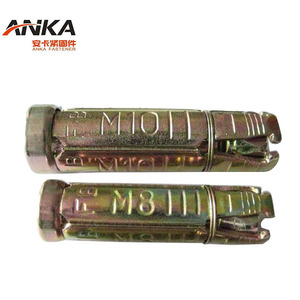 ANKA ANSI-Standard Langlebige TiCN-beschichtete Baufixierbolzen aus Kohlenstoffstahl M6-M12 3/4 Zoll Hülsenanker für Bauarbeiten - Product Image 6