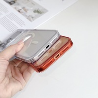 JOYPORODO B523 Coque de téléphone magnétique de luxe 3D en PC à plumes colorées pour iPhone 17 18 Pro Max, antichoc et tendance