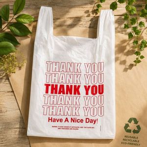 Bolsas de Plástico Tipo Camiseta Orientadas al Mayoreo, con Gran Capacidad de Carga, Estilos Personalizados a Precio de Fábrica Competitivo - Product Image 4