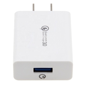 Mini chargeur mural USB rapide <span class=keywords><strong>Prise</strong></span> US QC 3.0 <span class=keywords><strong>Adaptateur</strong></span> de chargeur de téléphone USB Charge pour iPhone Xiaomi Samsung Tablette Téléphone portable - Product Image 6