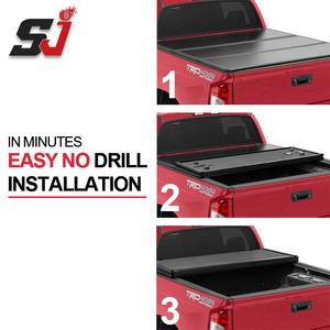 Accessoires de camionnette 4x4 de haute qualité, couvre-caisse de camion imperméable, couvre-caisse rigide à trois plis pour <span class=keywords><strong>Ford</strong></span> <span class=keywords><strong>Raptor</strong></span> F150 F250 F350 - Product Image 3