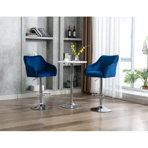 COOLMORE 2 piece modern adjustable rotary stools hydraulic chair stools