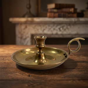 Vintage <b>Brass</b> <b>Candlestick</b> Holder Taper Candle Stand <b>Antique</b> Style Decorative Tabletop Candle Holder for Home Wedding Decor - Product Image 1