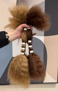 All'ingrosso capelli vergini a doppio taglio onda di acqua bagnato e onda senza trama capelli umani alla rinfusa acconciature Boho trecce intrecciate - Product Image 4
