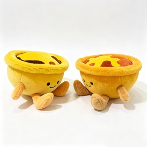 <b>Egg</b> Tart Plush <b>Toy</b> Pastry Plushie Food-Shaped Stuffed Animal Dessert-Themed Soft <b>Toy</b> PP Cotton Filling Halloween for 0-24 Months - Product Image 4