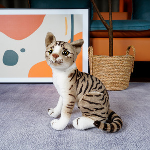 Gato de peluche personalizado Ragdoll Siamés birmano británico de pelo corto gato americano exótico de pelo corto <span class=keywords><strong>persa</strong></span> muñeco de peluche para niños - Product Image 6