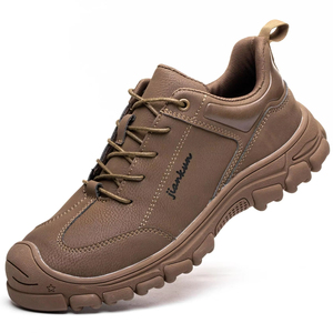 JIANKUN <span class=keywords><strong>Chaussures</strong></span> de sécurité pour le travail industriel pour <span class=keywords><strong>hommes</strong></span> Caoutchouc résistant à l'usure Cuir microfibre de haute qualité Bout en acier Anti-Smash/Puncture - Product Image 3