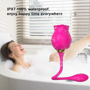 Vibrateur rose pour femmes, stimulateur clitoridien et du point G avec <span class=keywords><strong>queue</strong></span> flexible, jouet sexuel pour adultes, <span class=keywords><strong>suceur</strong></span> rose pour l'orgasme - Product Image 4