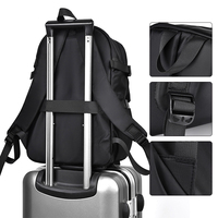 Sac à dos unisexe léger et imprimé, grande capacité, antivol, pour ordinateur portable, idéal pour l'école, les voyages et l'université, personnalisable avec logo