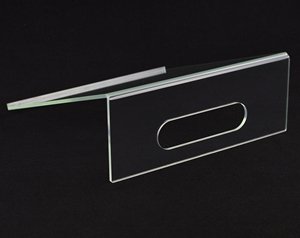 Espositore da Tavolo per Cartellini Prezzi con Bordo Frontale per Etichette Prodotti, Menu, Vetrine, Espositore in Acrilico per Discorsi, Supporto per Libri - Product Image 4