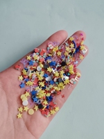 Paillettes d'argile étoilées 500g pour slime, remplissages de coupes de boules de neige, accessoires de bricolage