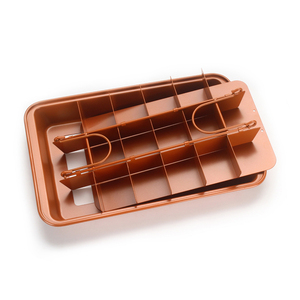 Moule à <span class=keywords><strong>gâteau</strong></span> rectangulaire antiadhésif avec fond amovible, séparateurs robustes, moule à pâtisserie, plats et moules à pâtisserie - Product Image 5