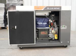 10kvaサイレントディーゼル発電機110V/220V単相/二重電圧防音12kw静かなディーゼル発電機産業用 - Product Image 6