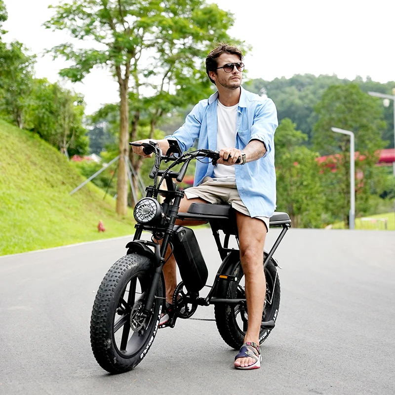 OUXI V8 1000w電動自転車800wファットタイヤ自転車ビーチ