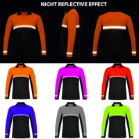 Kaos Polo dan Hoodie Reflektif Hi Vis Khusus, Cepat Kering, Dua Warna, Seragam Kerja Keselamatan untuk Pekerja Konstruksi