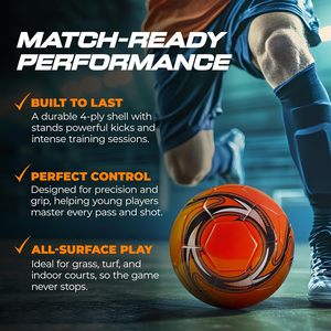 Premio ufficiale partita peso calcio palla elica misura 3 4 5 in 6 colori per giovani e giocatori adulti realizzati in pelle - Product Image 3