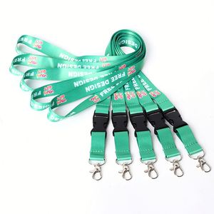 High Quality Bulk Cheap Custom <b>Polyester</b> Blank Logo Personalized <b>Lanyard</b> With Metal Clip - Product Image 1