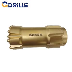 Punte da Trapano ST58 Gold Drills per Perforazione Roccia, Punte a Bottone Filettate per Cave, Utensile di Perforazione per Estrazione Mineraria e Minerazione del Carbone - Product Image 2