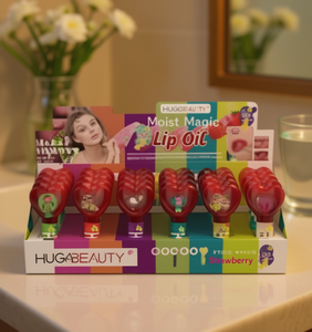 Huile à lèvres magique hydratante HUGABEAUTY, saveur fraise, taille standard, hydratant pour les lèvres pour tous types de peau - Product Image 2