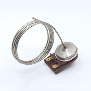 Thermostat capillaire WY138-11S, interrupteur de contrôle de température 50-135 degrés, protection contre la surchauffe, coque en aluminium, cuivre - Product Image 3
