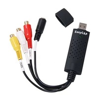 Tarjeta de captura de vídeo sin controlador USB2.0 compatible con formato PAL NTSC para colección de videovigilancia y grabación MP4.