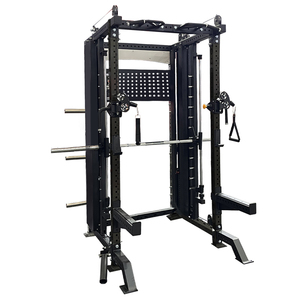 Estación de Entrenamiento Funcional Versátil para Gimnasio en Casa, Sistema de Poleas Dobles Ajustable, para Sentadillas y Press de Banca - Product Image 3