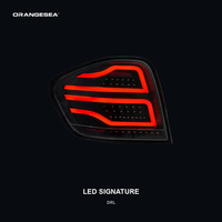 Conjunto de Luces Traseras LED Completas para Mercedes Benz Clase ML W164 W164 ML350 ML500 2005-2008, Luz de Freno Trasera, Color Naranja, Verificado por OrangeSea