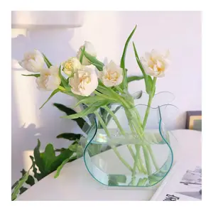 Acrylic Vases Elegant Transparent Vases With Stylish Home Decor And Floral Decoration