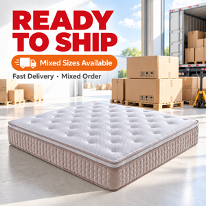 Matelas orthopédique à ressorts ensachés pour hôtel, en stock, en liquidation, compressé, tailles Queen et King, Matelas Compressé - Product Image 3