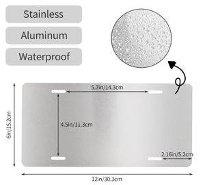 Hombre <span class=keywords><strong>Gay</strong></span> (siete rayas) nuevo producto personalizado de alta calidad precio barato placa de matrícula de coche de aluminio impresa - Product Image 5