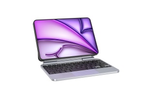 Laudtec New Full Size Wireless <b>Keyboard</b> Foldable Cover 7 Color Backlit PU Leather Magnetic <b>Case</b> for <b>iPad</b> 8.3 Inch <b>Mini</b> 6/7-Black - Product Image 3