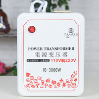 3000w 110v à 220v, convertisseur de tension monophasé professionnel 100 120 230 240 transformateur toroïdal abaisseur/