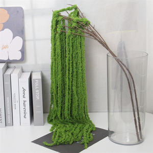 인공 아마란투스 꽃 매달려 흰색 녹색 아마란투스 식물 웨딩 꽃병 꽃다발 꽃꽂이 홈 장식 - Product Image 5