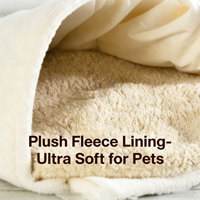 Lit pour chien et chat orthopédique Pet Duke avec mousse à mémoire de forme, auto-ajustable, antidérapant, pliable, housse amovible, respectueux de l'environnement