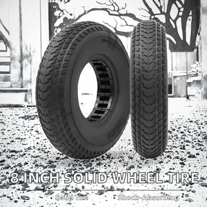 Neumáticos de Goma Sólida para Motocicleta SCG de 8 Pulgadas, 200x50, a Prueba de Explosiones, para Bicicleta Eléctrica, Scooter, sin Cámara, con Orificios de Panal, Voltaje de 36V - Product Image 2