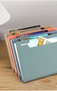 Carnet de notes A5 en cuir PU de qualité supérieure avec logo personnalisé, 100 feuilles, reliure cousue pour usage professionnel et bureautique - Product Image 2