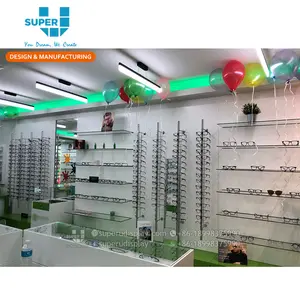 Super U Display Classic Style Optical Eyewear Shop Fittings Optical Showroom Design