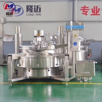 50-800 L industriel électrique/gaz/vapeur automatique cuisson mélangeur Machine en acier inoxydable sucre Caramel mélangeur Machine