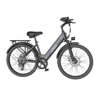 Bicicleta Eléctrica Urbana GOKEEP EP26ST de 26 Pulgadas con Neumáticos Anchos, 48V 250W, Motor Trasero, para Carretera y Nieve, EBIKE, Bicicleta Eléctrica, Fabricante OEM ODM