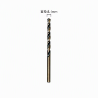 Forets hélicoïdaux M2 HSS 3.0-3.5mm en acier rapide, à cannelures laminées, pour tôles inoxydables, fabrication OEM