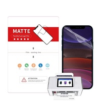 Machine de découpe de films hydrogel mats personnalisés pour iPhone 15 16 17 Pro Max – Protection d'écran HD anti-lumière bleue et anti-rayures pour téléphone portable