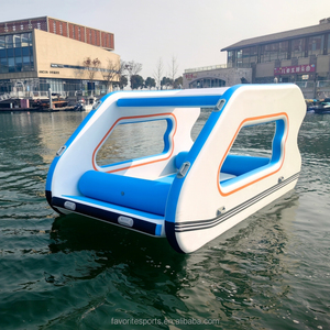 Nouvelle Maison Flottante Gonflable 2026 pour Croisière de Luxe, Design Ponton Pliable 4,5M avec Structure Semi-Rigide et Option Solaire - Product Image 6