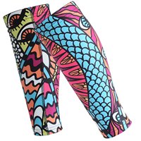 Personnalisé Hommes Jambes OEM Sublimation Respirant Sport Impression Compression Mollet Manches
