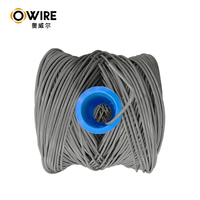 Cable Ethernet UTP Cat5e de Doble Revestimiento OWIRE 4P para Interiores/Exteriores, Conductor de Cobre, 305m de Longitud, Conector RJ45