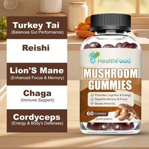 Las gomitas de hongos más populares contienen Reishi con Melena de León que ayudan a apoyar la función cognitiva y mejorar la concentración y la memoria. - Product Image 6