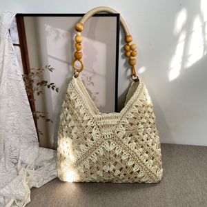 Venta al por Mayor de Fábrica, Bolsos Tejidos a Mano Modernos, Bolsos de Playa <span class=keywords><strong>para</strong></span> Vacaciones, Bolsos de Hombro <span class=keywords><strong>para</strong></span> Mujer - Product Image 3