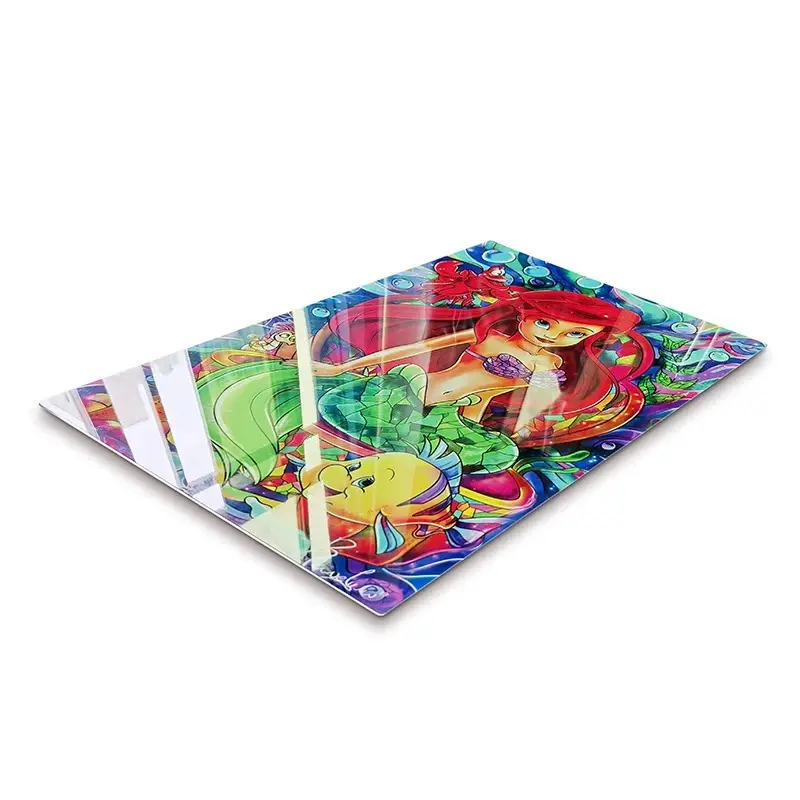 Metal crafts Sublimation Printing Blanks Aluminum Plate Photo Panel Aluminium Sublimation Metal Sheet glossy