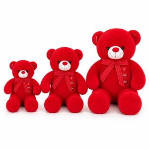 Orsacchiotto Gigante Rosso Personalizzato <span class=keywords><strong>con</strong></span> <span class=keywords><strong>Cuore</strong></span> '<span class=keywords><strong>Ti</strong></span> <span class=keywords><strong>Amo</strong></span>' |   <span class=keywords><strong>Peluche</strong></span> Gigante all'Ingrosso per San Valentino e Compleanno - Product Image 4
