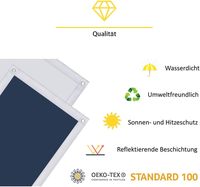 Store occultant 100 % pour lucarne Sweethome, sans perçage, protection solaire, avec ventouses pour fenêtres Velux